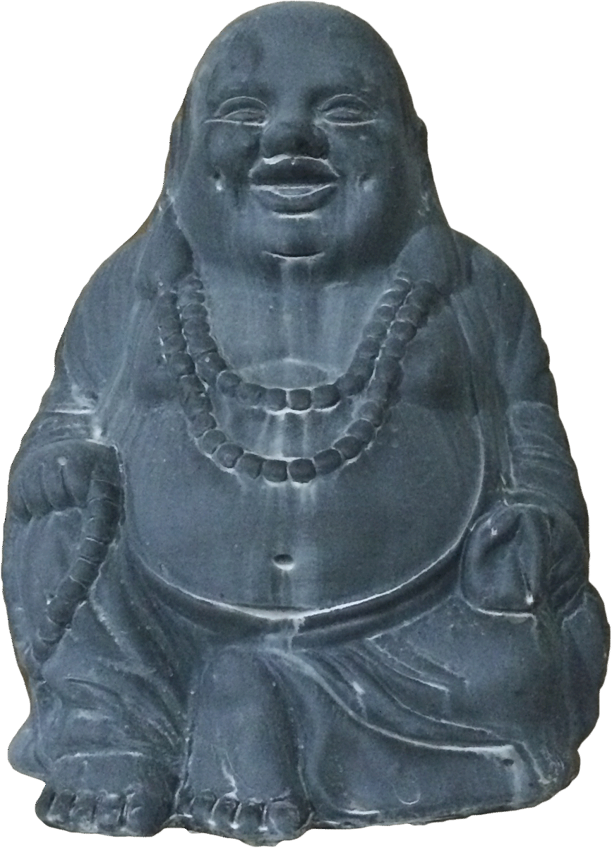 Happy Buddha aus Ton 9935