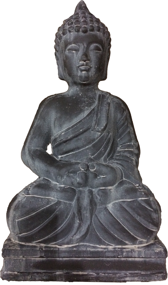 9941 Buddha sitzend aus Ton