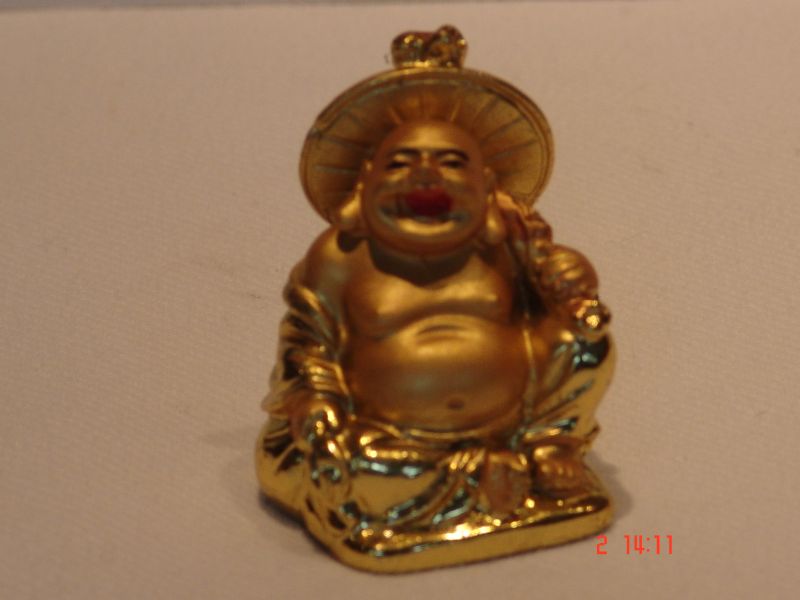 6951-6 "Happy Buddha" Poly Stone