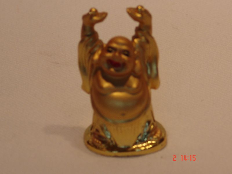 6951-14 "Happy Buddha" Poly Stone