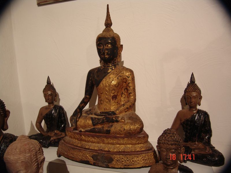 Antiker Bronze Buddha 780